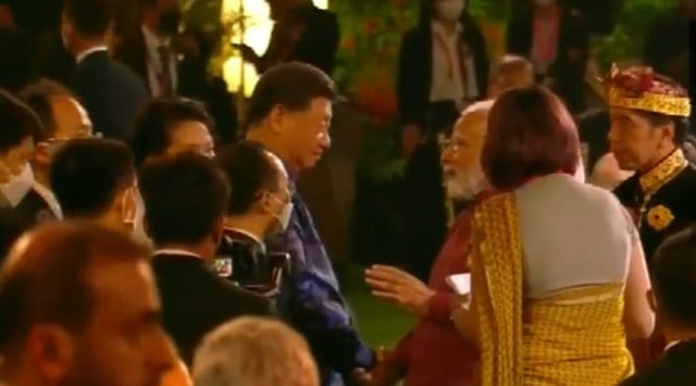 Pm Modi Chinese President Xi Meet In Bali First Time In Public View