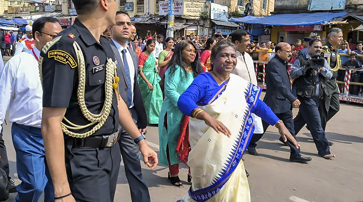 President Murmu Breaks Protocol, Walks 2 Km To Jagannath Temple | India ...