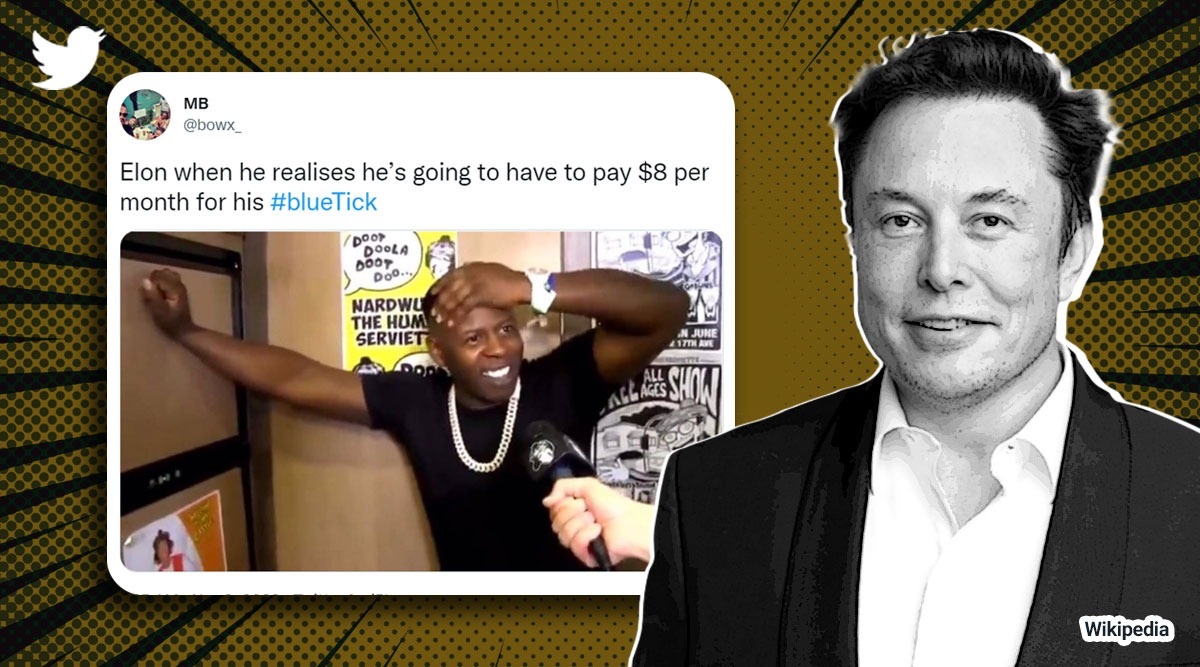 Elon Musk's announcement about charging $8 for the blue tick ...