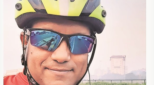 The deceased, Subhendu Banerjee, was cycling alone when he was allegedly hit 
by a car on Sunday