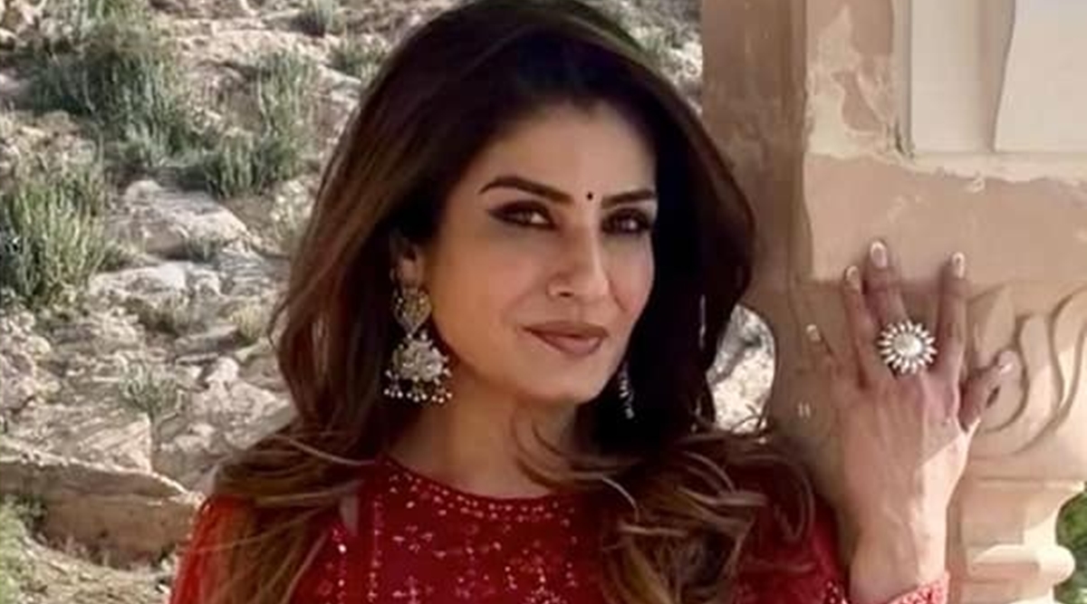 1200px x 667px - Raveena Tandon's visit to Satpura Reserve under scanner after video shows  safari vehicle reaching near tiger | Bhopal News - The Indian Express