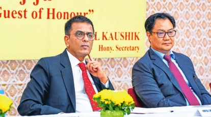 CJI  ने कहा, सुप्रीम कोर्ट कॉलेजियम सौहार्दपूर्ण माहौल में काम करता है