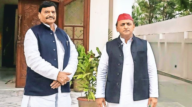 SP chief Akhilesh Yadav told party workers he and Shivpal have buried the hatchet. File