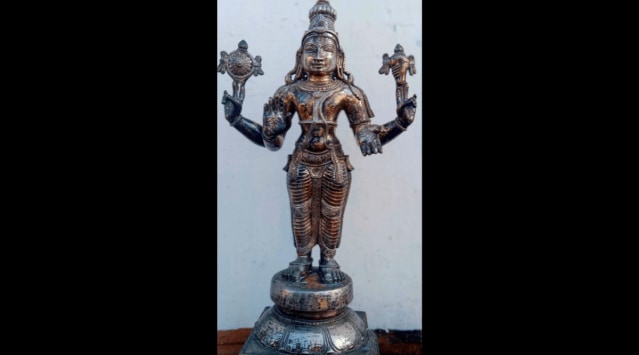 After verifying the photo images of standing Vishnu and dancing Krishna taken by the French Institute of Pondicherry (IFP) and comparing them with the fake idols, the Idol Wing came to the conclusion that both the idols were stolen from the temple about 50 years ago and replaced with fake ones. (Representational/ PTI)