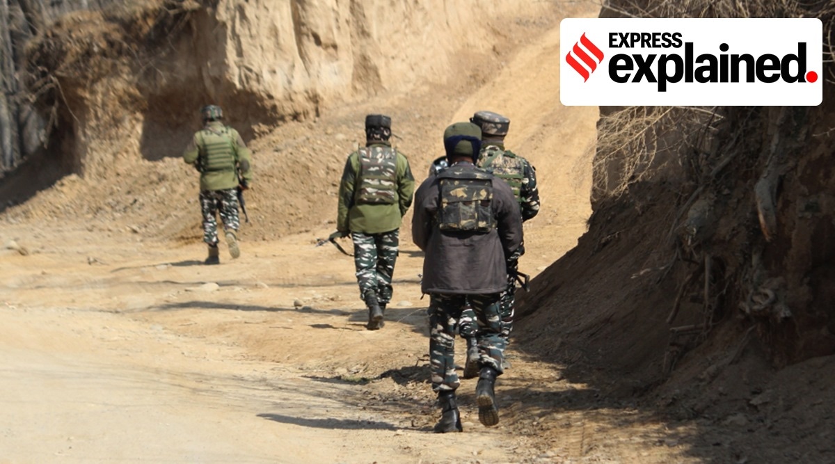 At the 2022 terror conference, India will focus on “the challenges faced by investigation agencies while probing terror financing crimes". (Express Photo: Shuaib Masoodi, File)