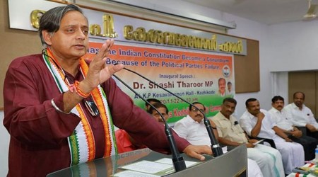 Congress leader and MP Shashi Tharoor inaugurates ‘Indian Constitution’ conducted by Indian Lawyer’s Congress in Kozhikode
(Photo Credits: PTI)