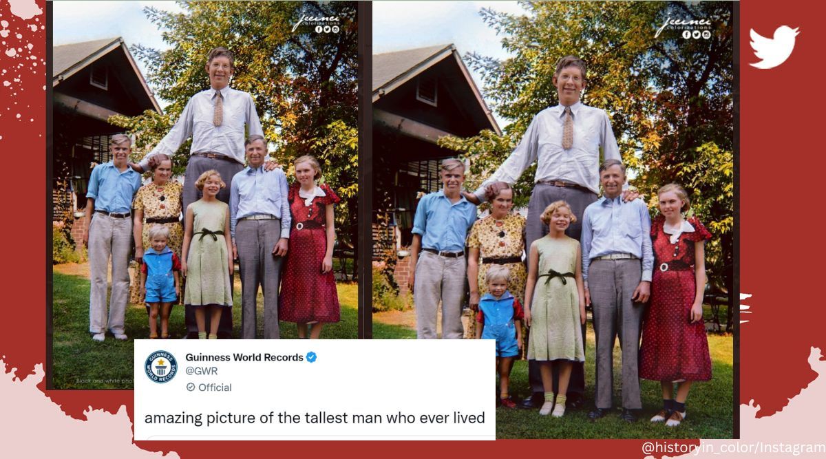 ‘The tallest man who ever lived’: Twitterati react to US man who stood ...