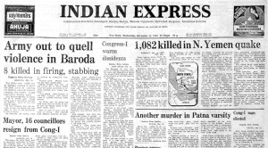 Baroda Violence, Congressmen Dissent, Yemen Quake, Nusrat Slams Zia, Ila Joshi Dead, Indian express, Opinion, Editorial, Current Affairs