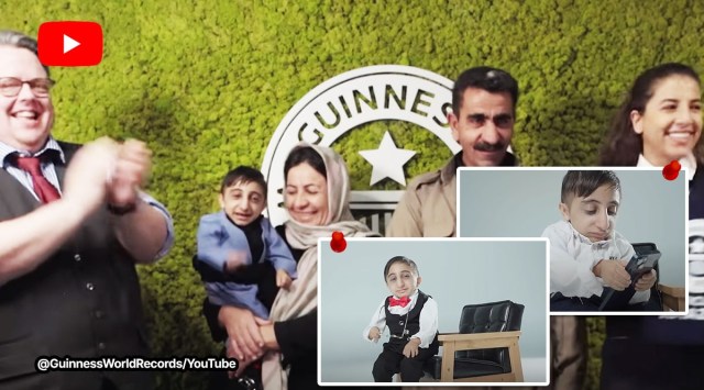 World's shortest man, Iranian man breaks world's shortest man world record, Guinness World Records, Afshin Esmaeil Ghaderzadeh, Iran, Edward ‘Niño’ Hernandez from Colombia, shortest man alive, viral, trending, Indian Express