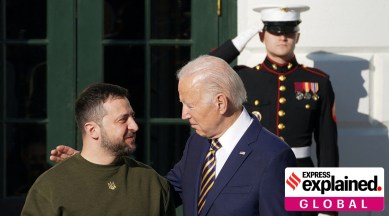 U.S. President Biden welcomes Ukraine's President Zelenskiy at the White House in Washington