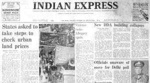 Tensions In Congress, Delhi Civic Body Poll, Lebanon Peace Talks, Urban Land Tax, Congress, Lebanon, Indian express, 40 years ago today