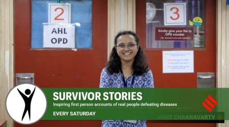 How she overcame blood cancer and cemented her determination to become a researcher...