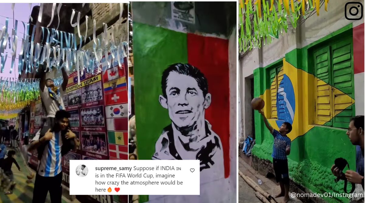 ‘The Football Gully’ See how this street in Kolkata captures the FIFA