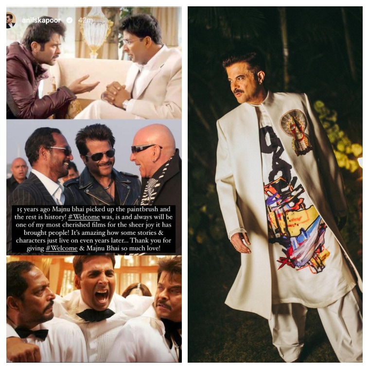 Anil Kapoor celebrates Majnu bhai as Welcome completes 15 years: ‘He ...