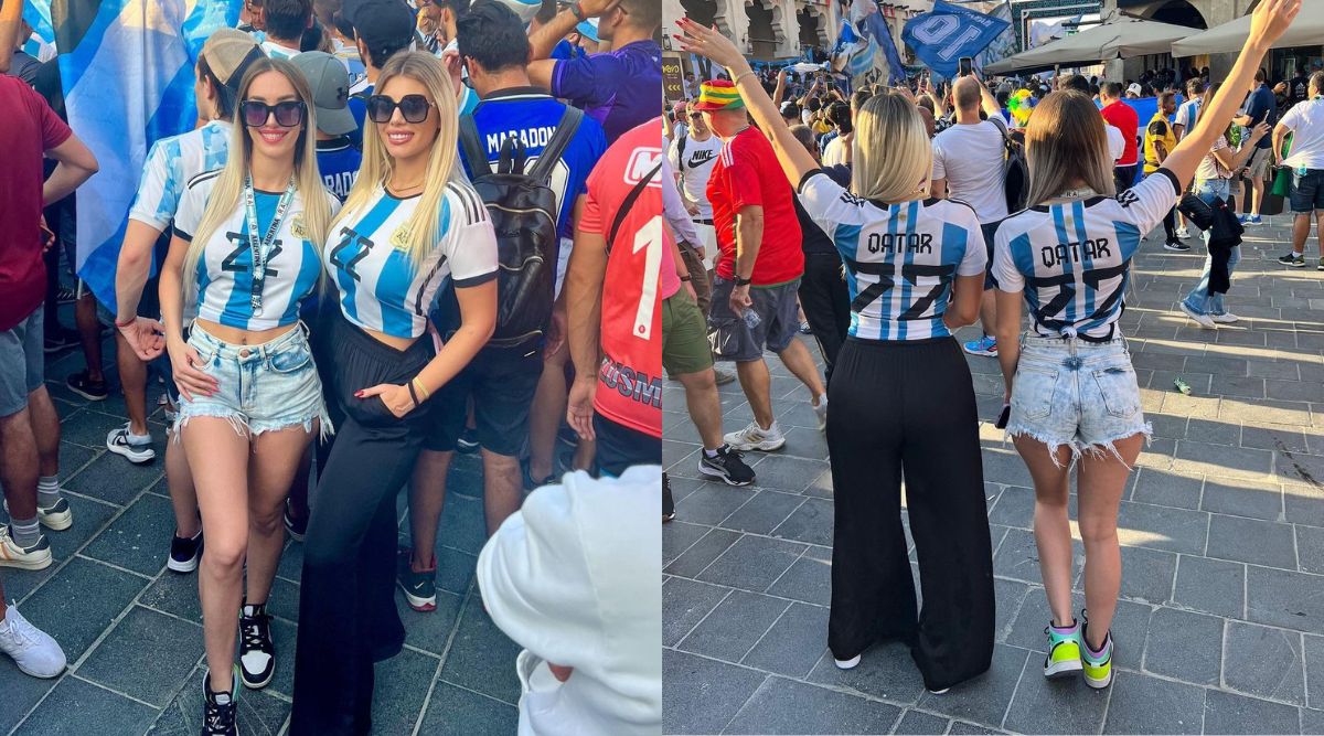 Fans en topless en Argentina escapan del arresto y regresan a casa desde Qatar