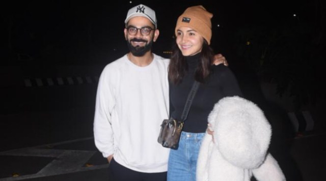 Anushka Sharma and Virat Kohli are all smiles as they fly off for ...