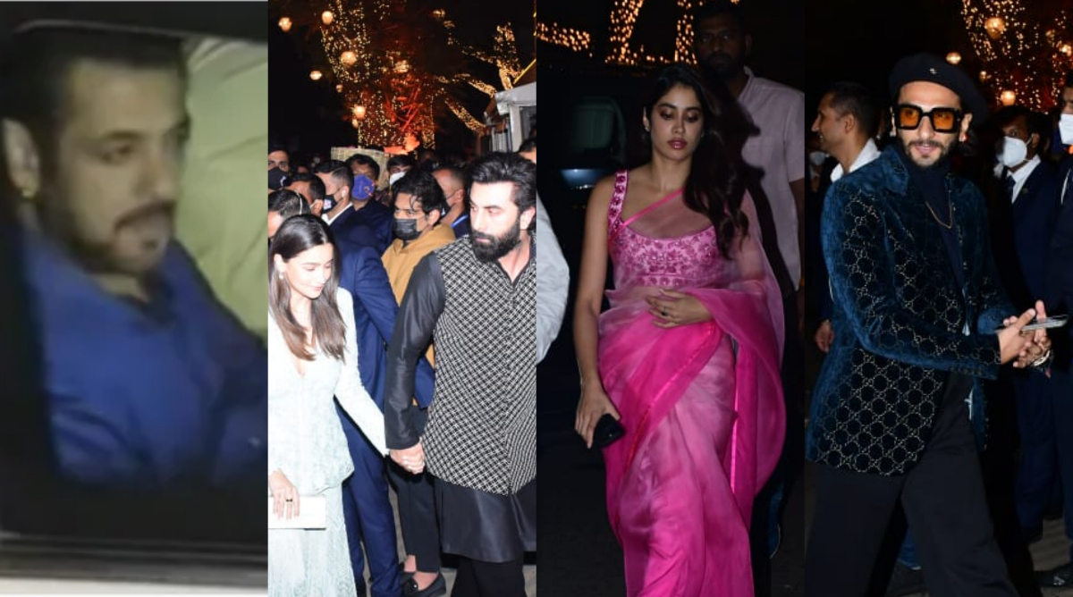 1200px x 668px - Shah Rukh Khan, Salman Khan, Janhvi Kapoor, Ranveer Singh bring Bollywood  glamour to Anant Ambani-Radhika Merchant engagement party. Watch videos,  pics | Bollywood News - The Indian Express