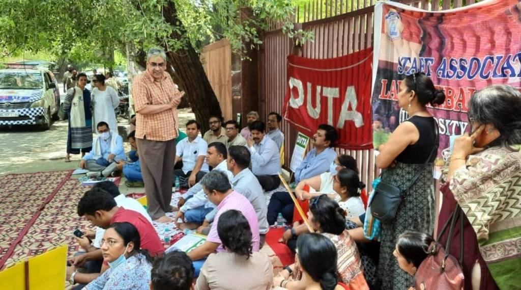 DUTA will also conduct a march to oppose the varsity's recent notification on classroom sizes. (Representational Photo/File)