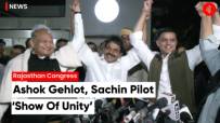 After 'Gaddar' Row; Ashok Gehlot, Sachin Pilot Appear Together In 'Show Of Unity'