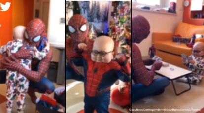 Spider-Man' delights little fan in hospital, Harsh Goenka calls him a hero  | Trending News,The Indian Express