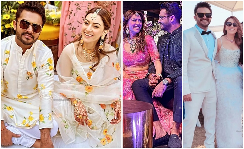 820px x 500px - Best photos of happy bride-to-be Hansika Motwani-fiancÃ© Sohael Kathuriya as  they say 'I do' on Sunday | Entertainment Gallery News - The Indian Express