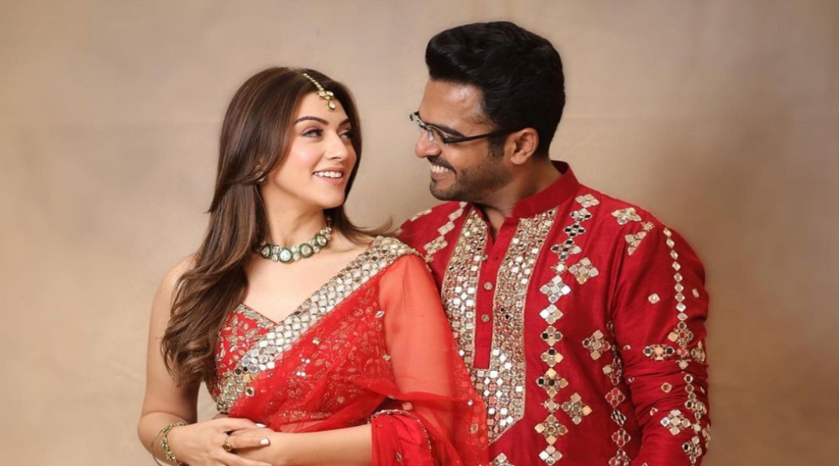 Hansika Motwani reacts to claims that she married her best friend's ex- husband, reveals how she actually met Sohael Kathuriya | Entertainment News,The Indian Express