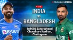IND vs BAN 3rd ODI Live