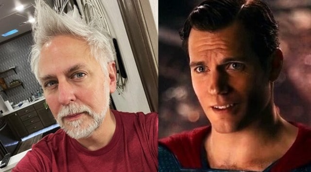 James Gunn and Henry Cavill