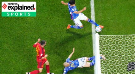 Why did Japan's second goal against Spain stand?  