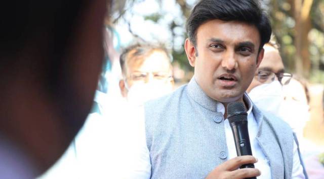 Karnataka Health Minister K Sudhakar (file)