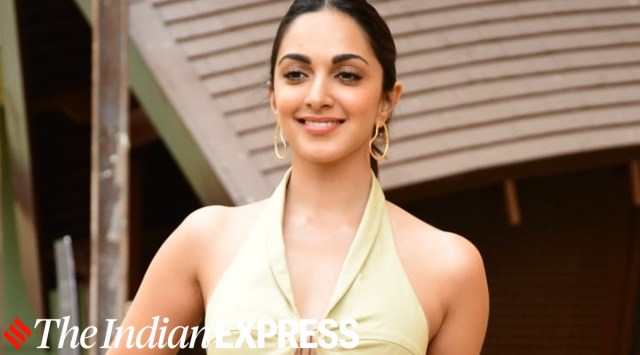 Kiara Advani, Kiara Advani looks, Kiara Advani fashion, Kiara Advani news, Kiara Advani black gown, Kiara Advani celeb fashion, Kiara Advani in a gown, indian express news