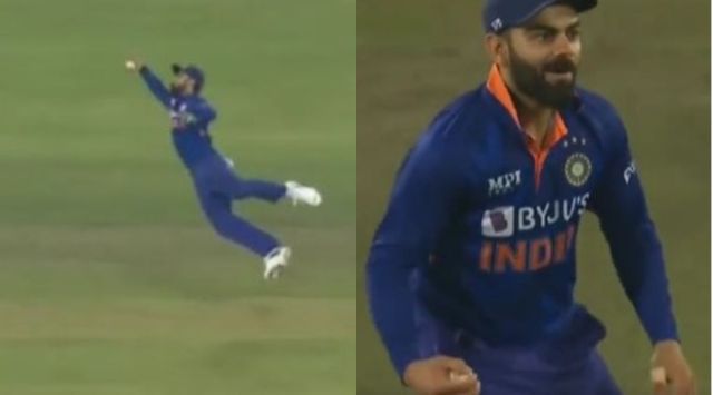 WATCH: Virat Kohli takes a spectacular one handed catch of Shakib Al ...