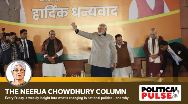 The BJP was expected to retain Gujarat and the Prime Minister pulled out all the stops. (Express photo Tashi Tobgyal)