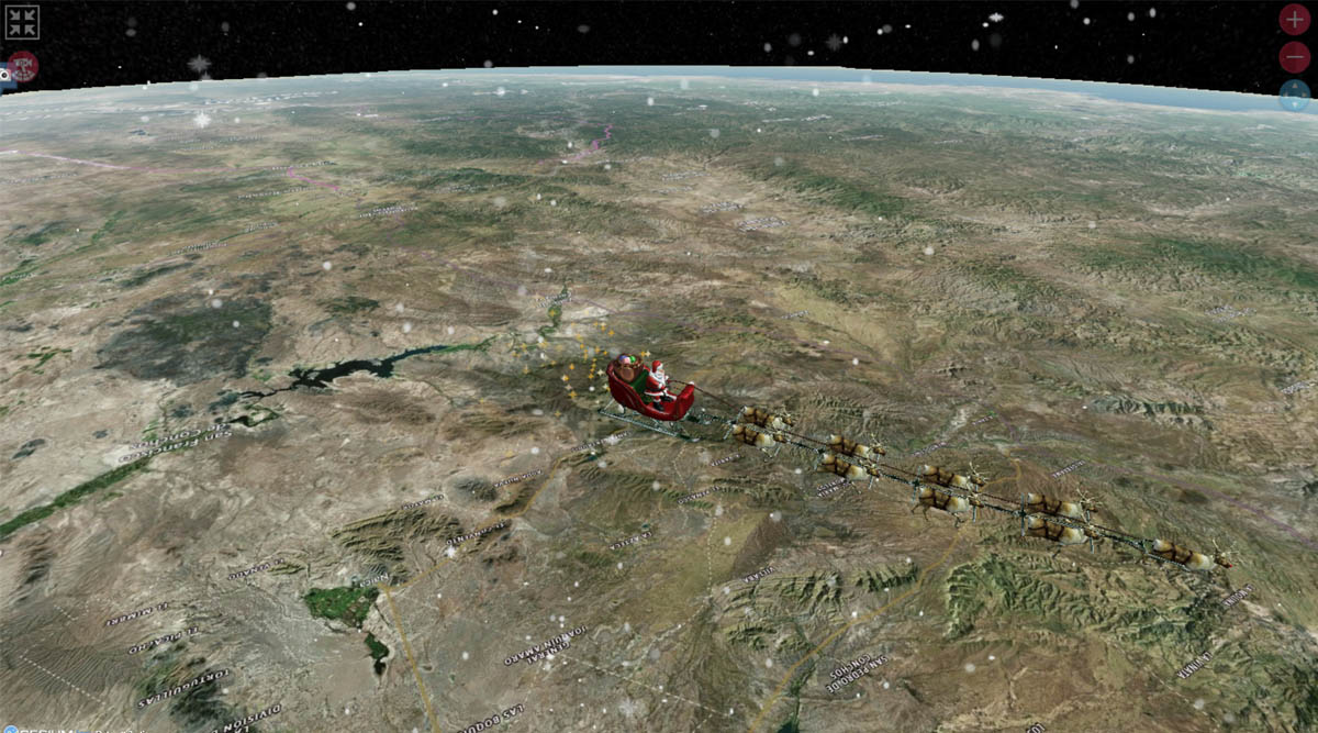 NORAD Santa tracker