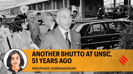 Another Bhutto at UNSC, 51 years ago