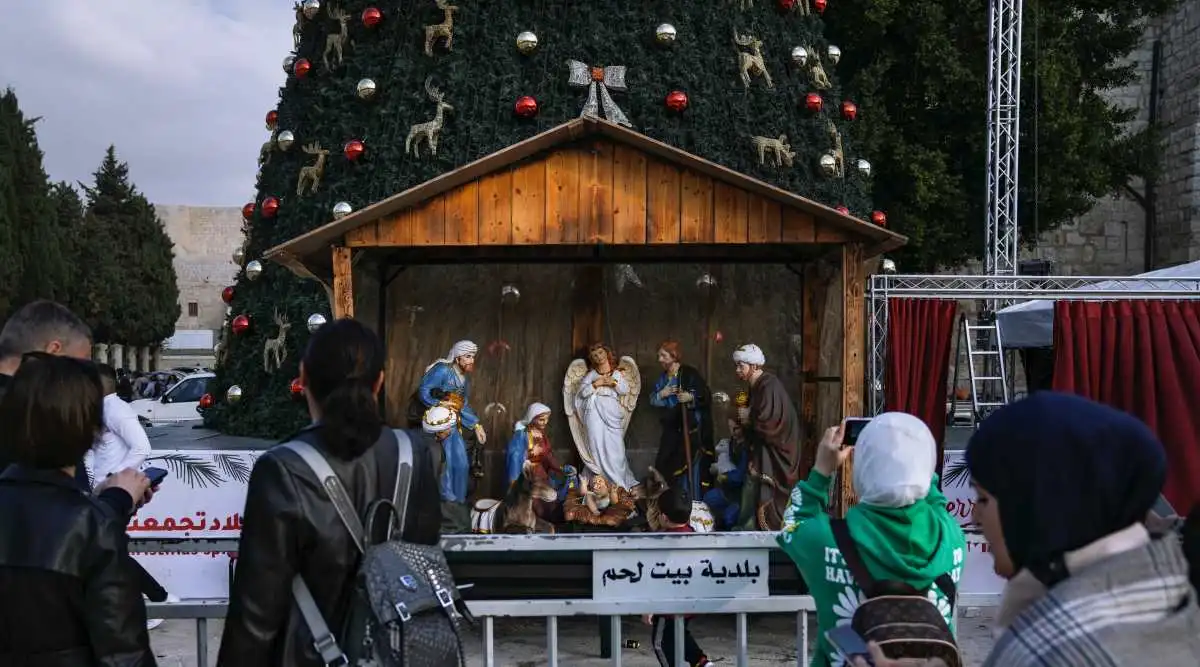 Amid IsraelPalestine conflict, Christmas cheer back in Bethlehem post