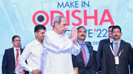 Odisha Chief Minister during the ‘Make In Odisha' conclave. (Twitter/@Naveen_Odisha)