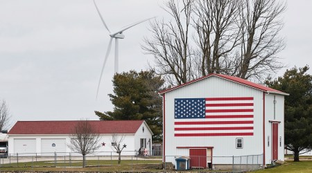 The Radford’s Run Wind Farm in Macon County, Illinois, on Dec. 15, 2022. (Mustafa Hussain/The New York Times)