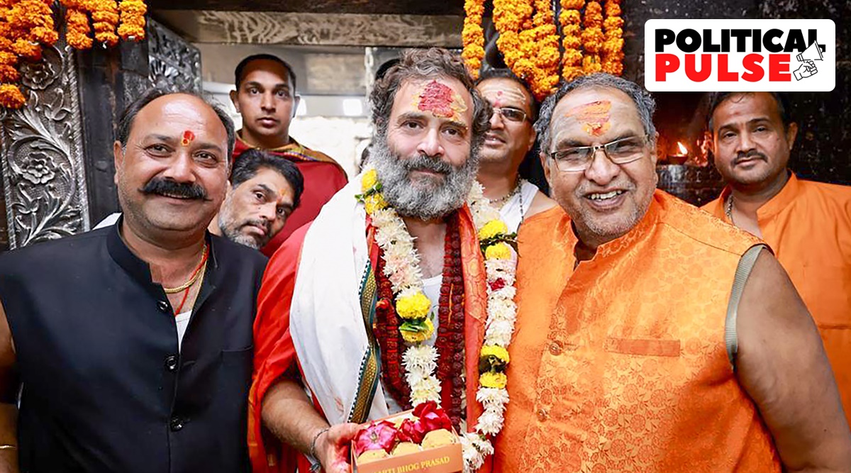 ‘chunavi Hindu Says Bjp But Rahul Gandhi Is Climbing Steps One Temple 