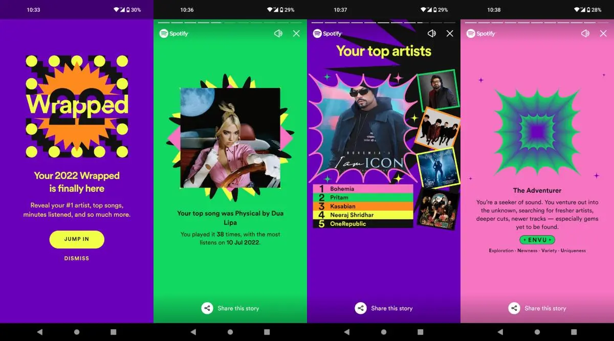 Monarch Generelt sagt portugisisk Spotify Wrapped 2022: How to find out your top Spotify songs, artists,  playlist and more | Technology News,The Indian Express
