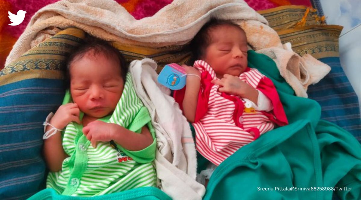 Newborn twins with respiratory problems recover after getting ...