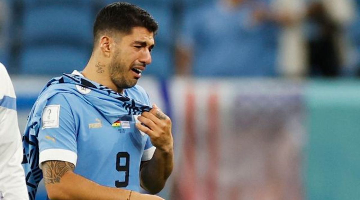 Op de kop van Interpretatie werkzaamheid FIFA is always against Uruguay….today my son saw me….with an image of  sadness. For a father that is tough': Luis Suarez | Sports News,The Indian  Express