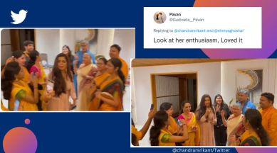 Sudha Murhty, Infosys, IT giant, IT company, Shreya Ghoshal, 40th anniversary of Infosys, N R Narayana Murthy, Rishi Sunak, Bengaluru, viral, trending, Indian Express