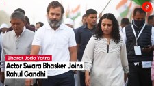 Bharat Jodo Yatra: Actor Swara Bhasker Joins Rahul Gandhi led-Yatra From Ujjain, Madhya Pradesh
