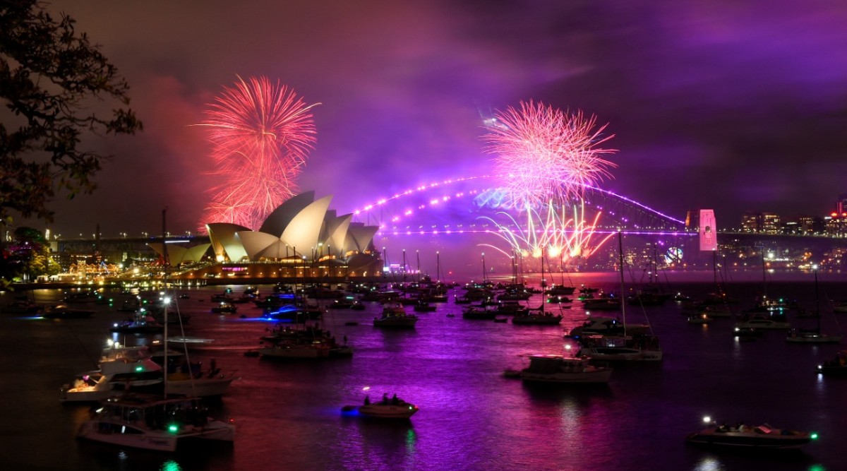 Australia dan Selandia Baru menyambut tahun 2023 dengan kembang api