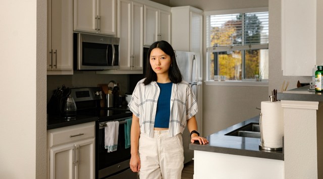 Annalice Ni, 22, at her home in Mountain View, California, on Dec. 1 2022. (Jason Henry/The New York Times)