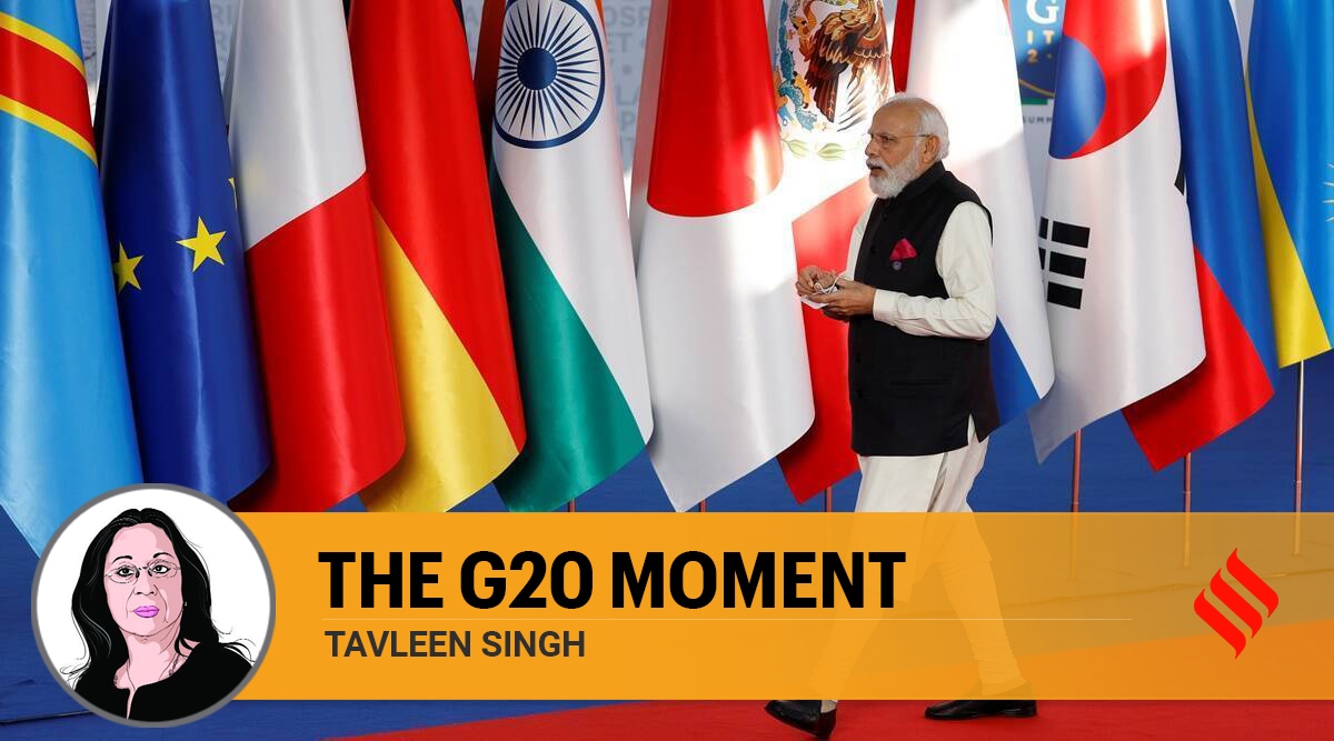 Tavleen Singh Writes: The G20 Moment | The Indian Express