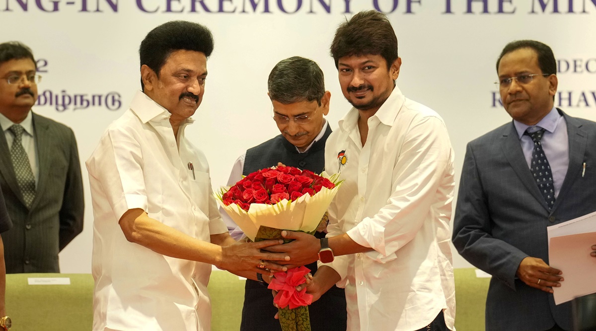 New chapter in Tamil Nadu politics as Udhayanidhi Stalin is sworn in  minister | Cities News,The Indian Express