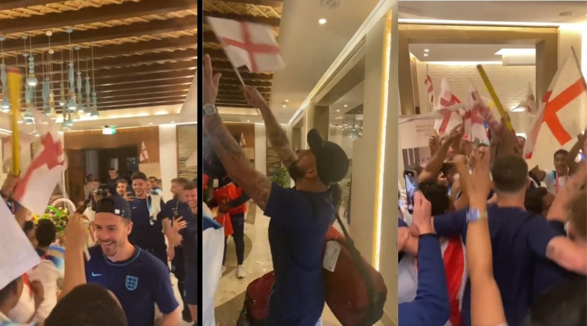 watch-england-squad-receive-warm-welcome-to-basecamp-at-world-cup