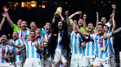 World Cup winner Argentina move top of FIFA rankings